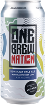 One Brew Nation & Alefarm DDH Hazy Pale Ale 440ml